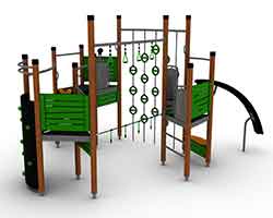 Timber and HPL multi-play unit